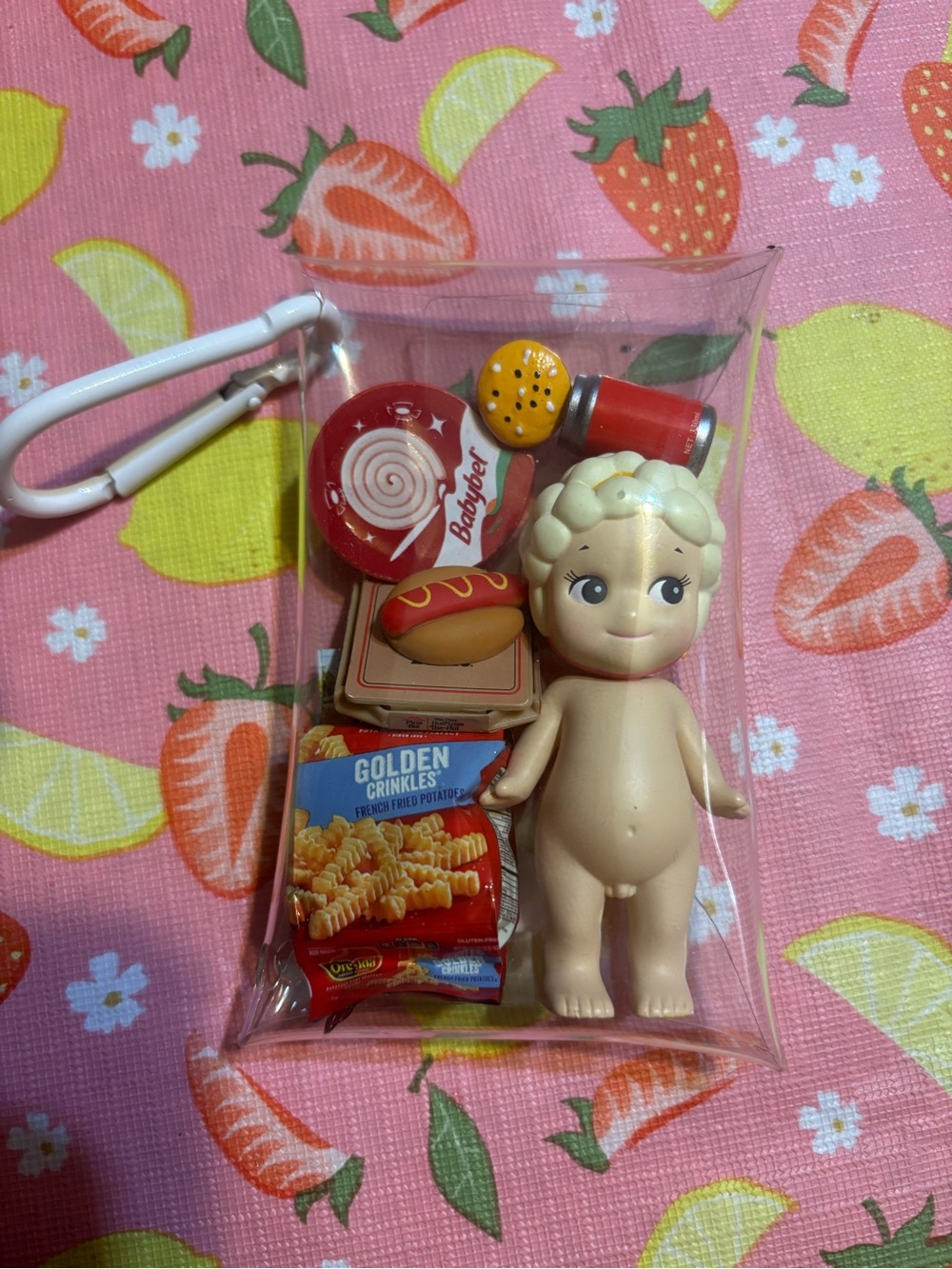 Sonny angel popcorn keychain